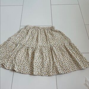 Tiny cottons Floral Cream Skirt 4Y